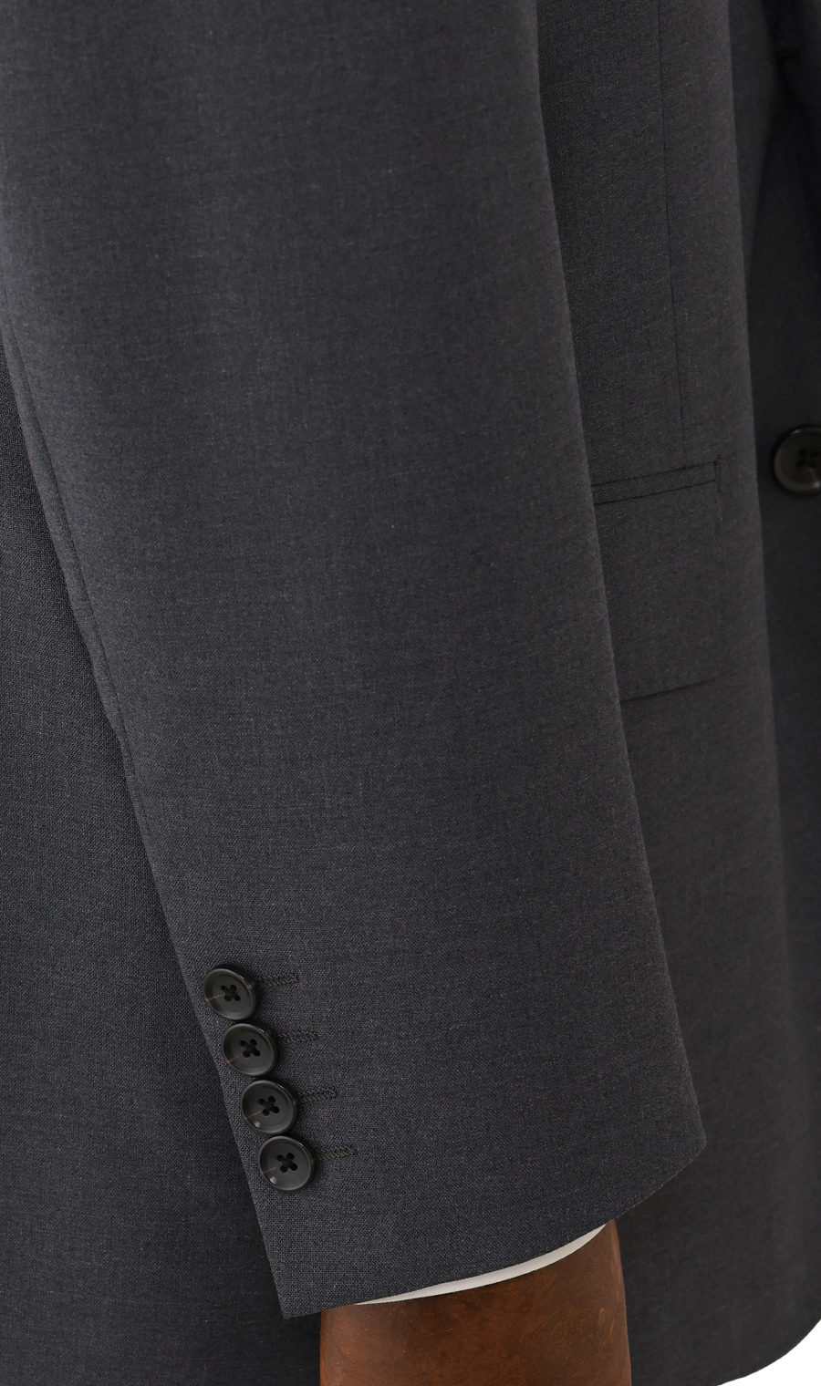 スタンダードスーツ【肩くるしくないスーツ】【ツーパンツ】【Plastics Smart】 グレー 体型:AB体(がっちり型),号数(身長):4号(165cm)