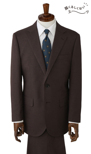 スタンダードスーツ【肩くるしくないスーツ】【ツーパンツ】【Plastics Smart】