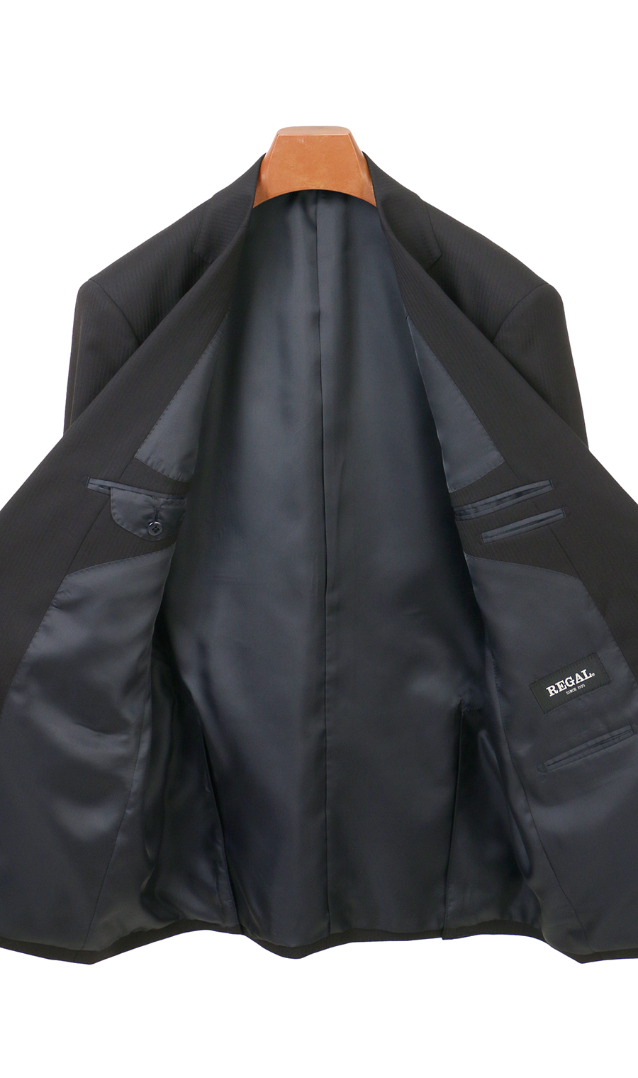 スタンダードスーツ【ツーパンツ】【Plastics Smart】 ネイビー 体型:A体(標準型),号数（身長）:3号(160cm)