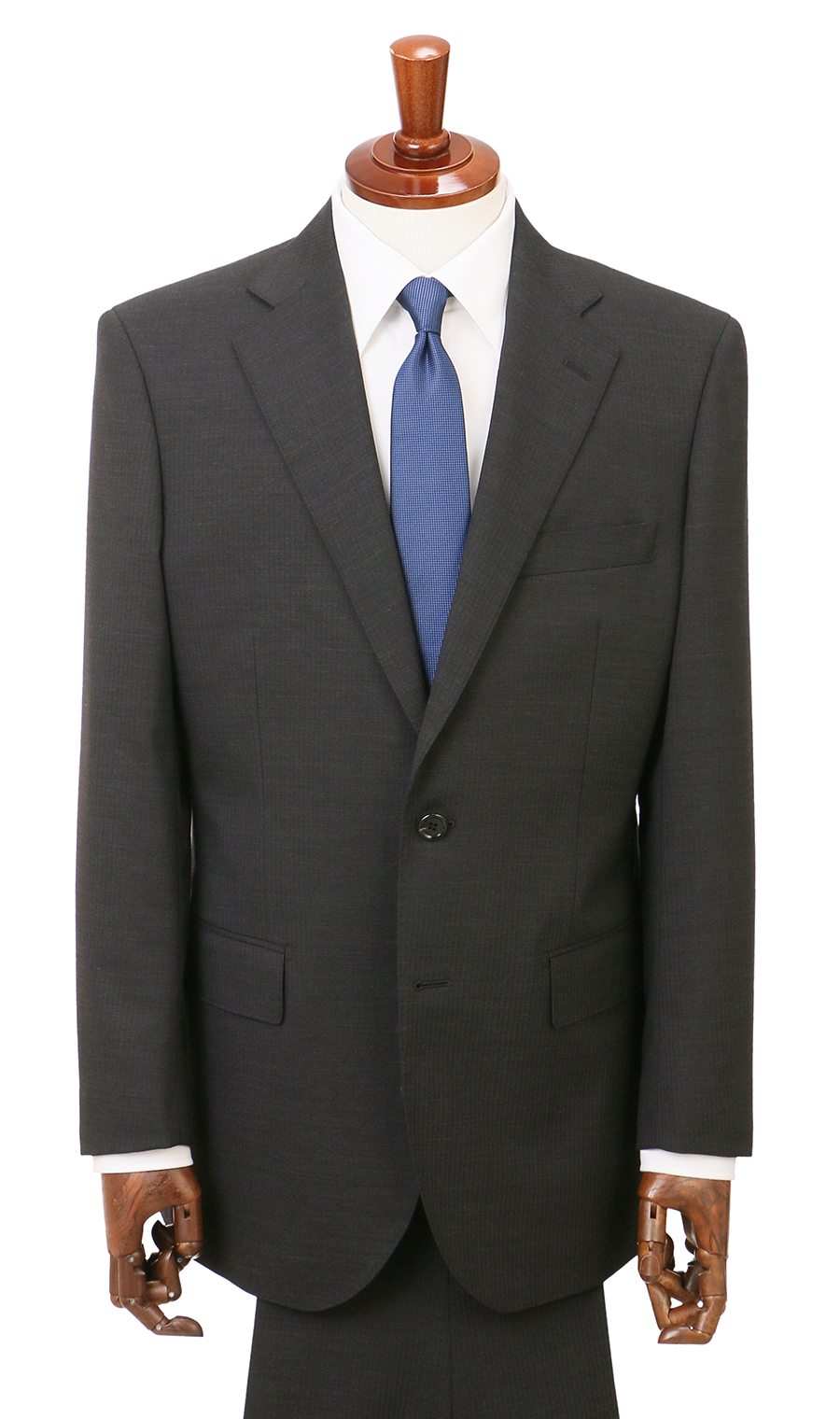 スタンダードスーツ【ツーパンツ】【Plastics Smart】 チャコール 体型:A体(標準型),号数（身長）:4号(165cm)