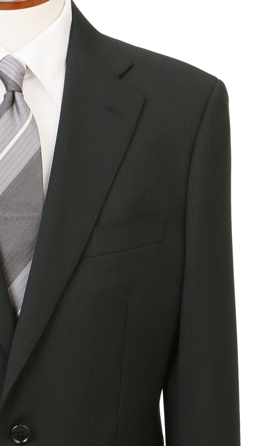 スタンダードスーツ【ツーパンツ】【Plastics Smart】 ブラック 体型:A体(標準型),号数（身長）:3号(160cm)