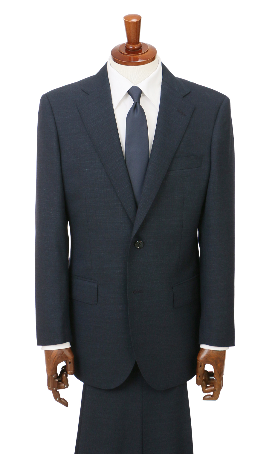 スタンダードスーツ【ツーパンツ】【Plastics Smart】 ネイビー 体型:A体(標準型),号数（身長）:3号(160cm)