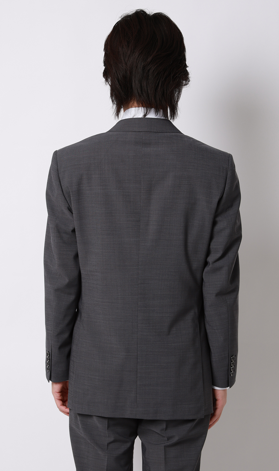 スタンダードスーツ【清涼】【ツーパンツ】【Plastics Smart】 チャコール 体型:A体(標準型),号数（身長）:4号(165cm)