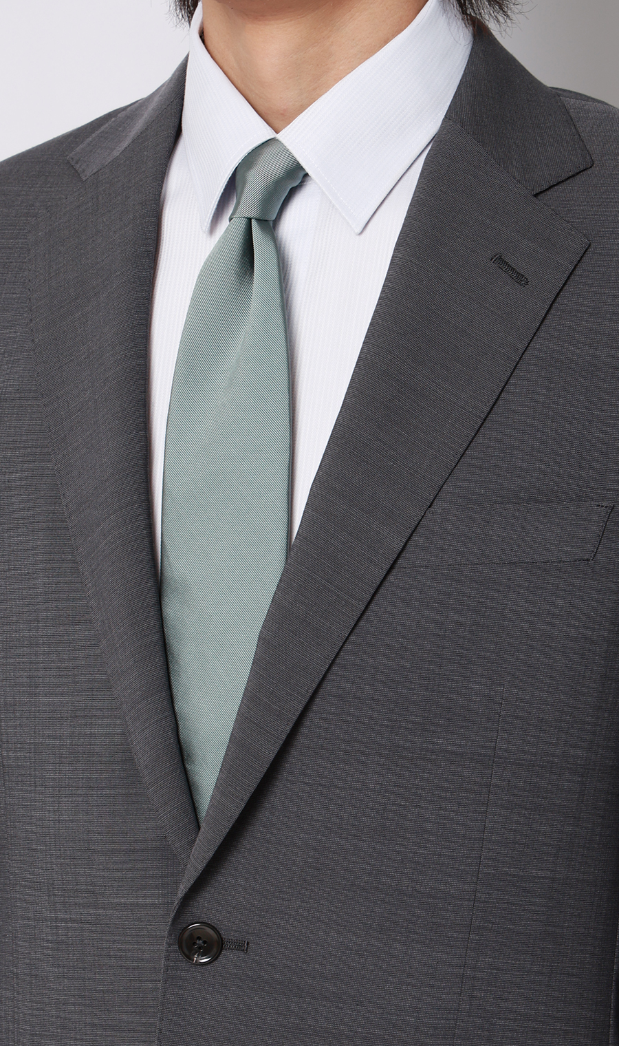 スタンダードスーツ【清涼】【ツーパンツ】【Plastics Smart】 チャコール 体型:A体(標準型),号数（身長）:4号(165cm)