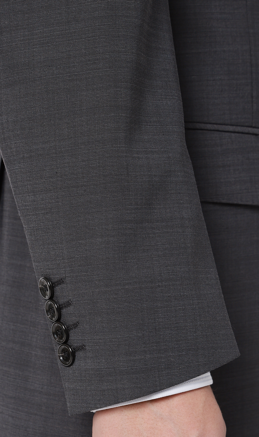 スタンダードスーツ【清涼】【ツーパンツ】【Plastics Smart】 チャコール 体型:A体(標準型),号数（身長）:4号(165cm)