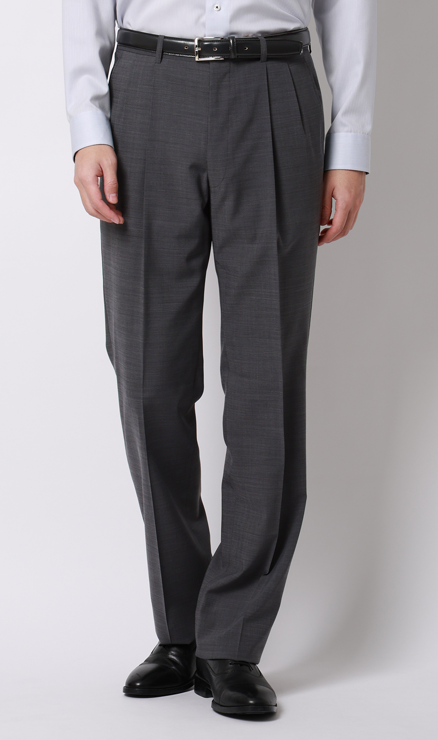 スタンダードスーツ【清涼】【ツーパンツ】【Plastics Smart】 チャコール 体型:A体(標準型),号数（身長）:4号(165cm)