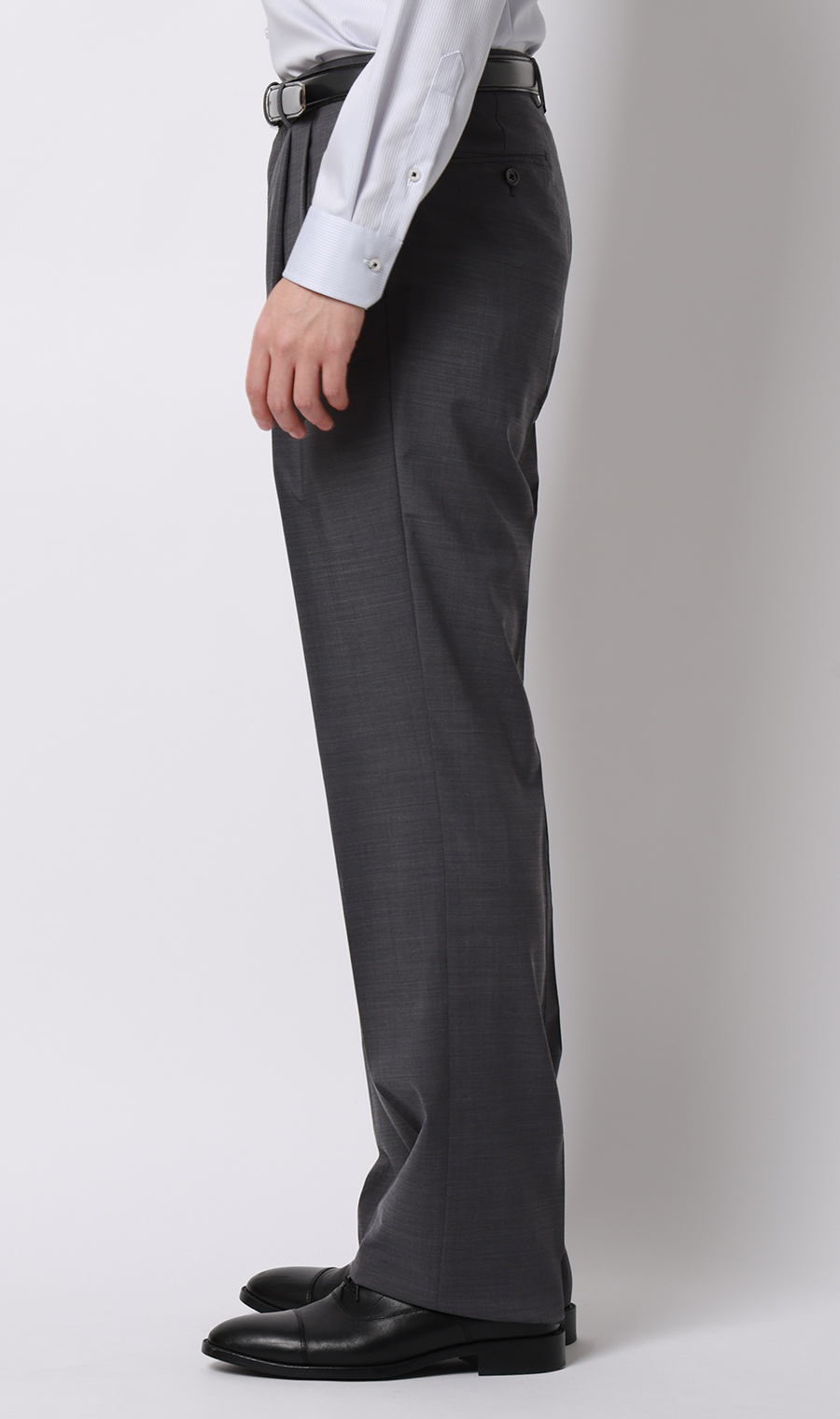 スタンダードスーツ【清涼】【ツーパンツ】【Plastics Smart】 チャコール 体型:A体(標準型),号数（身長）:4号(165cm)