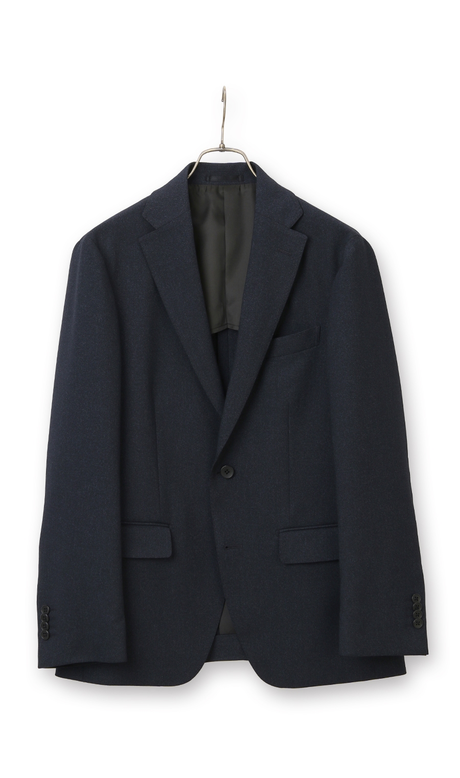 スタイリッシュジャケット《ウォッシャブル》《乾燥機OK》《セットアップ着用可》 ネイビー S