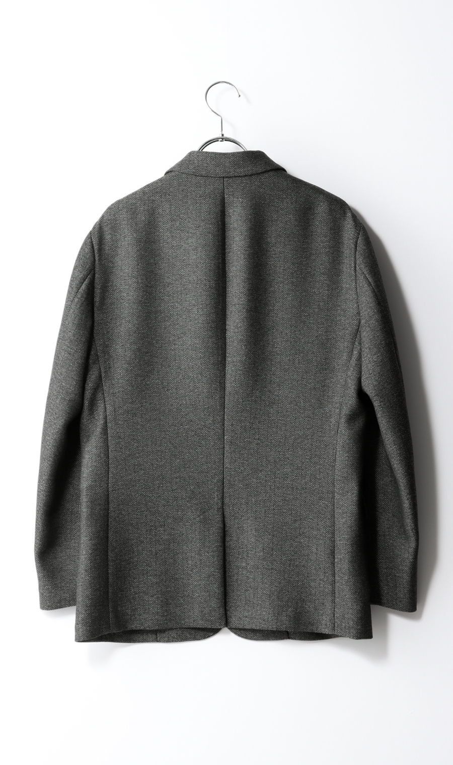 スタイリッシュジャケット《セットアップ着用可》 グレー S