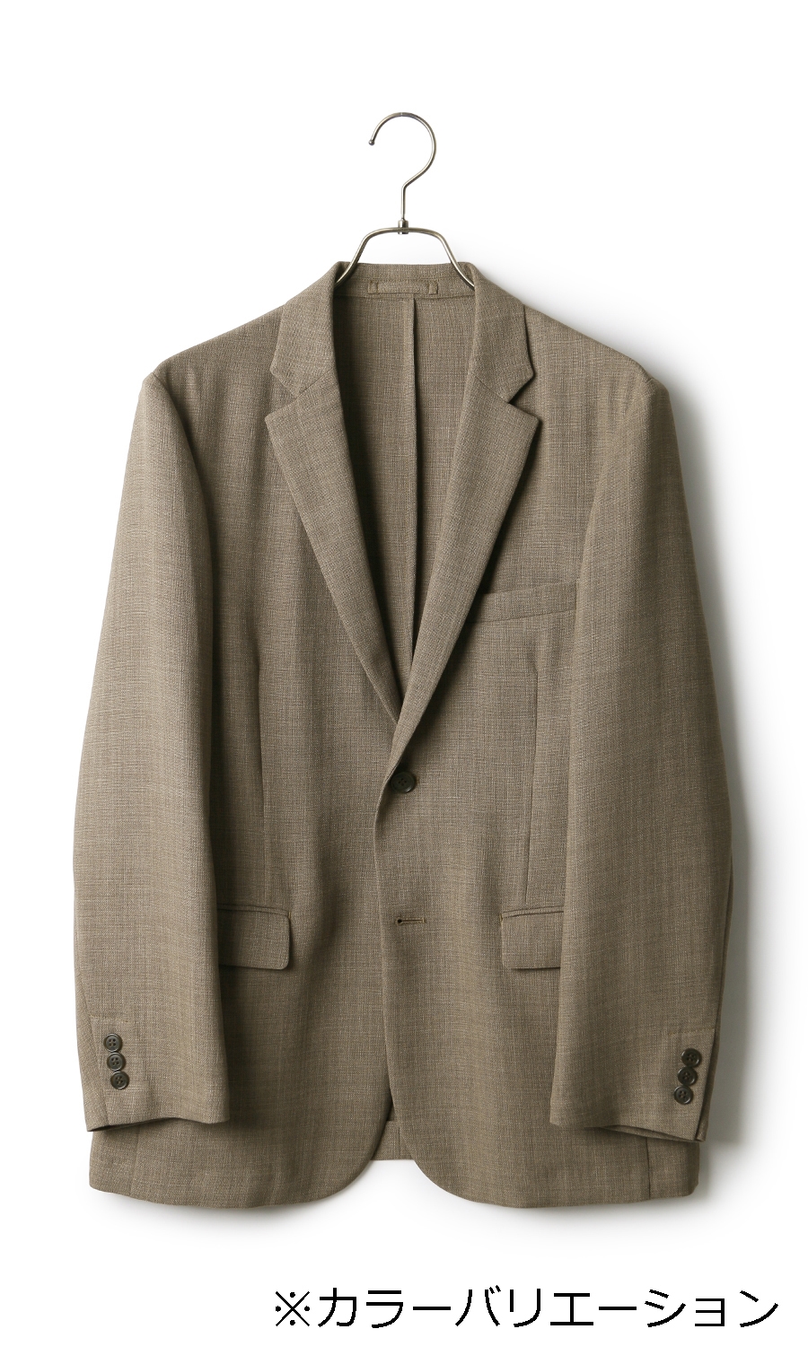 スタイリッシュジャケット《セットアップ着用可》 ネイビー LL