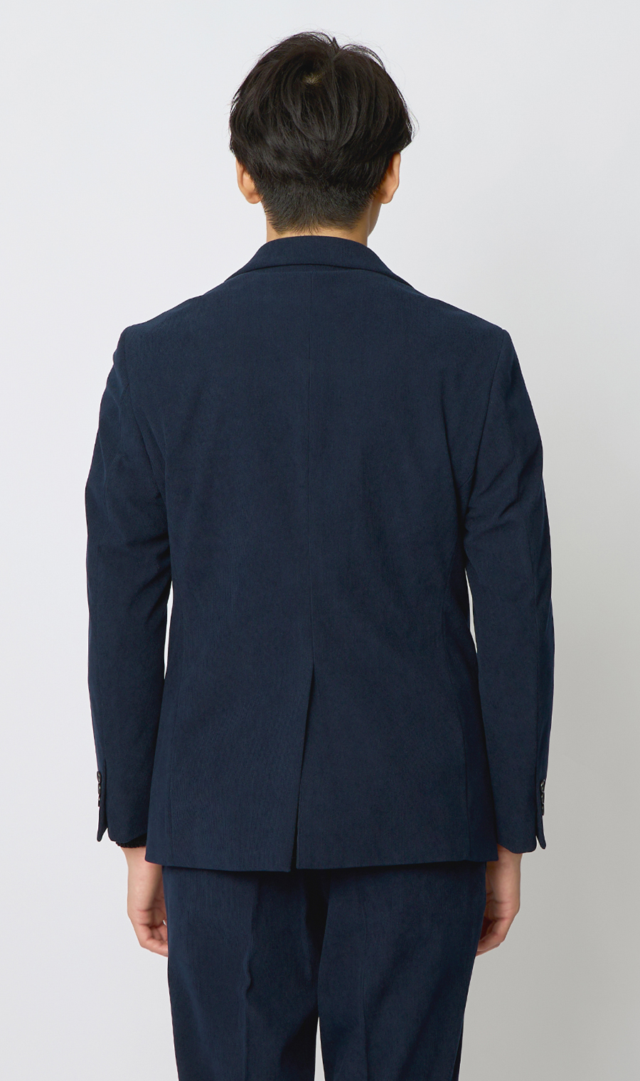 スタイリッシュジャケット【コーデュロイ】【セットアップ着用可】 ネイビー S