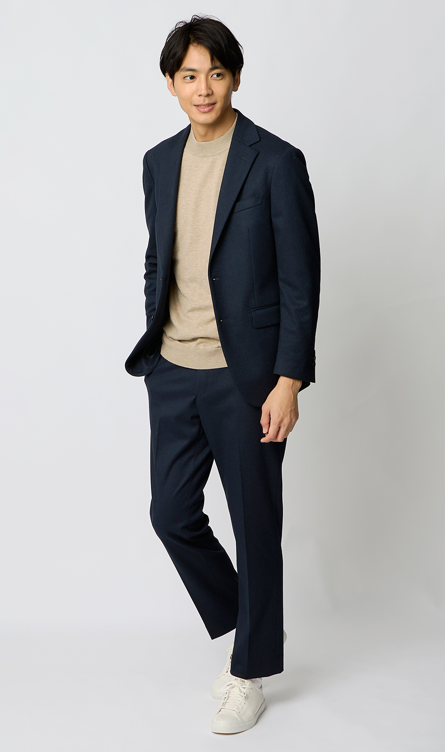 时尚外套 【ACTIVE JERSEY】 【可成套穿着】 藏青色M