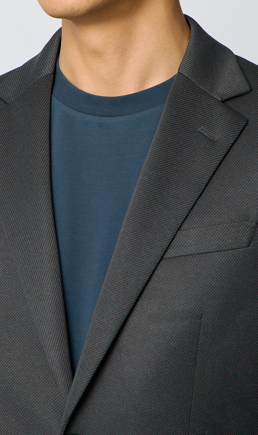 スタイリッシュジャケット【KARUISHI】【＃すごジャケ】【セットアップ着用可】 チャコール S