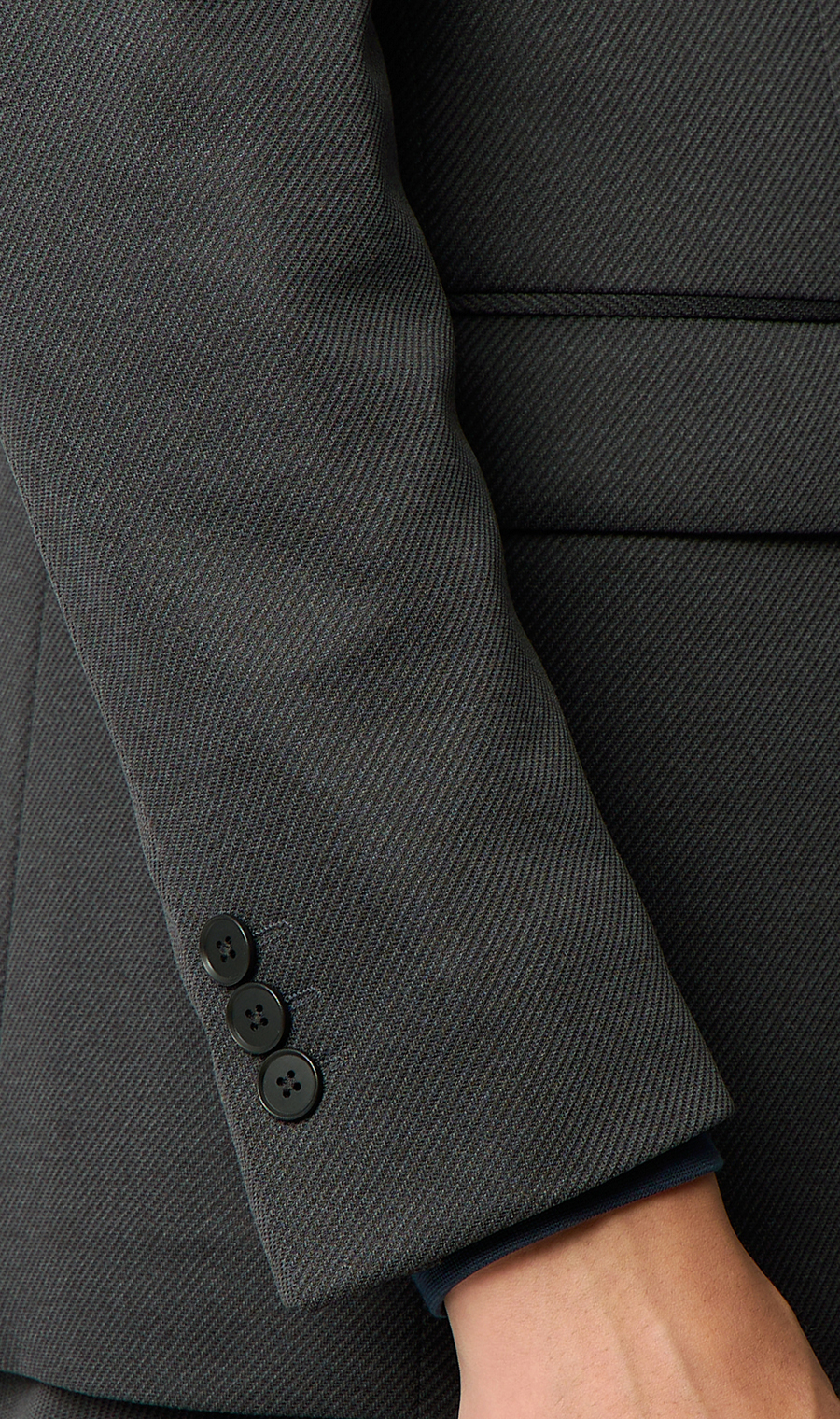 スタイリッシュジャケット【KARUISHI】【＃すごジャケ】【セットアップ着用可】 チャコール S