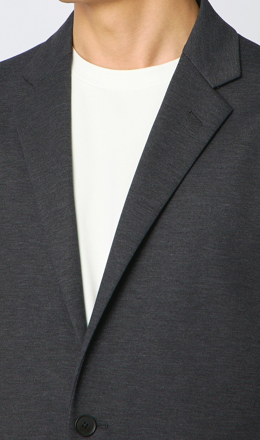 ルーズフィットジャケット【セットアップ着用可】 チャコール S