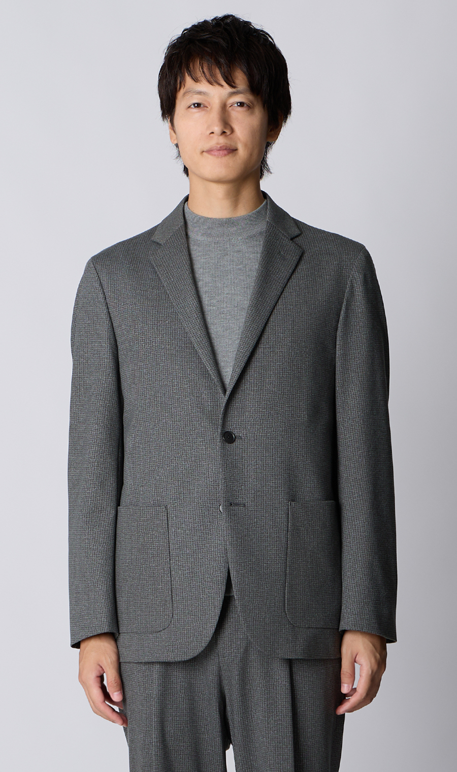 ルーズフィットジャケット【セットアップ着用可】 グレー S