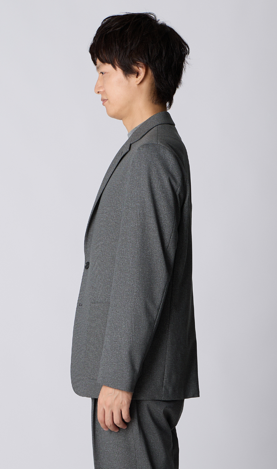 ルーズフィットジャケット【セットアップ着用可】 グレー S