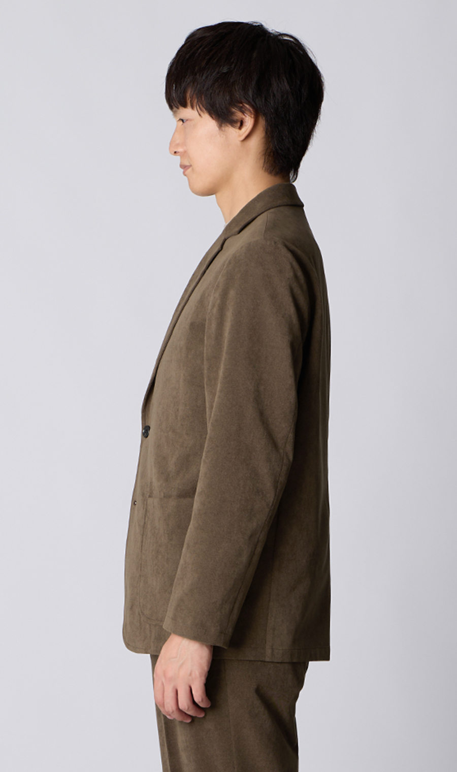ルーズフィットジャケット【コーデュロイ】【セットアップ着用可】 ブラウン S