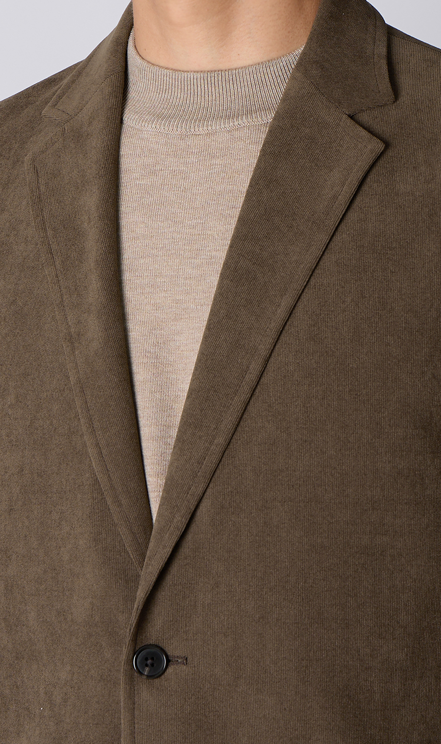 ルーズフィットジャケット【コーデュロイ】【セットアップ着用可】 ブラウン S