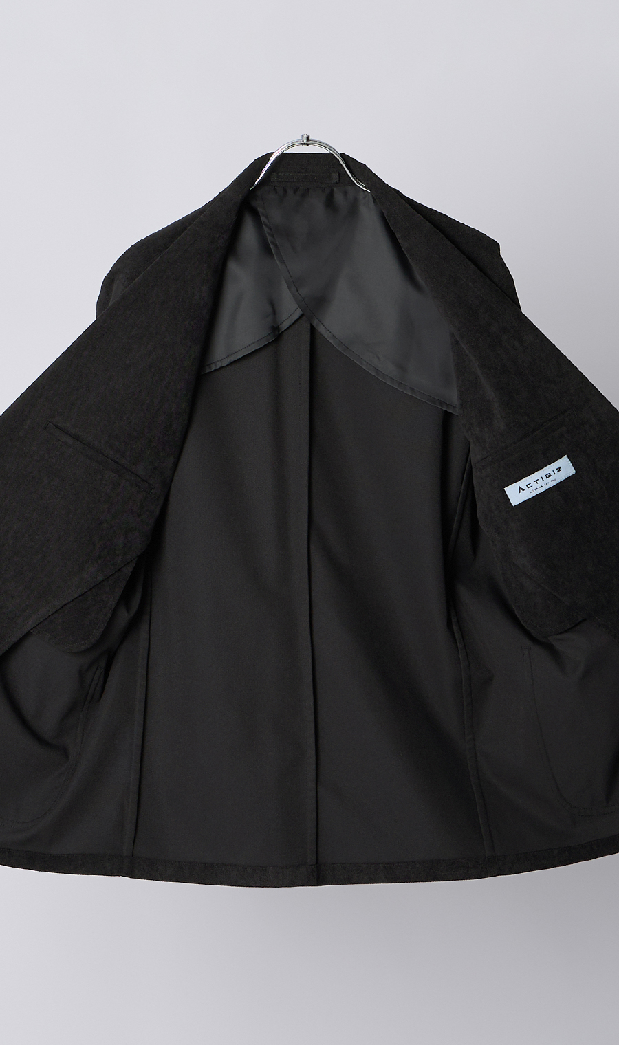 ルーズフィットジャケット【コーデュロイ】【セットアップ着用可】 ブラック S