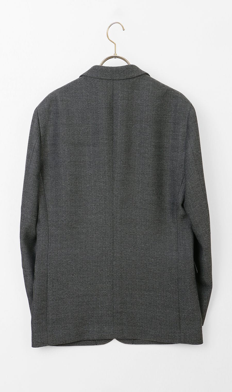 スタイリッシュジャケット【ツイード】【セットアップ着用可】 チャコール L