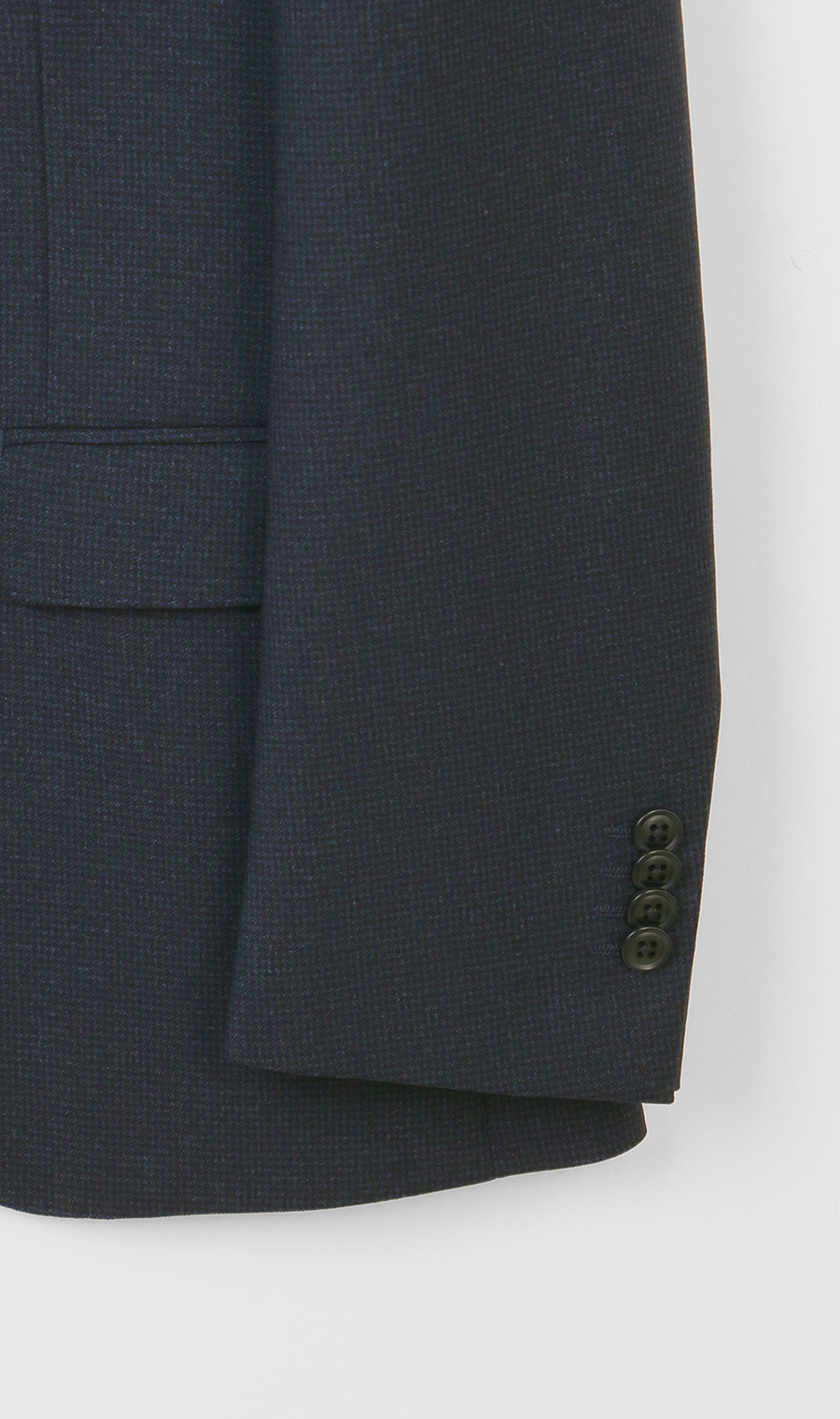 スタイリッシュジャケット【ウォッシャブル】【乾燥機OK】【セットアップ着用可】 ネイビー S