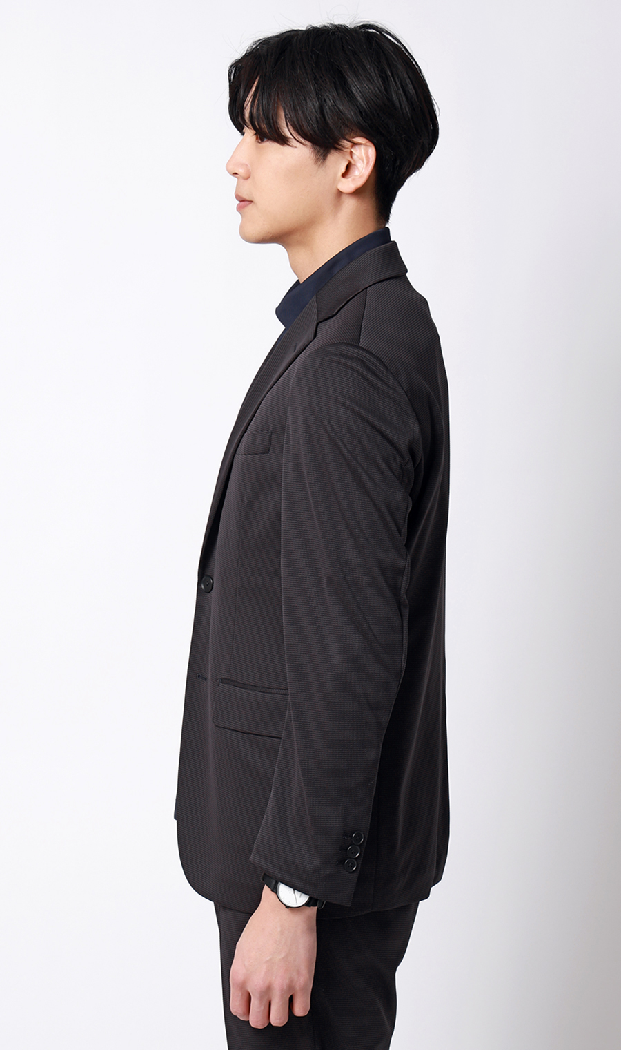 スタイリッシュジャケット【CONTROLα】【セットアップ着用可】 チャコール M