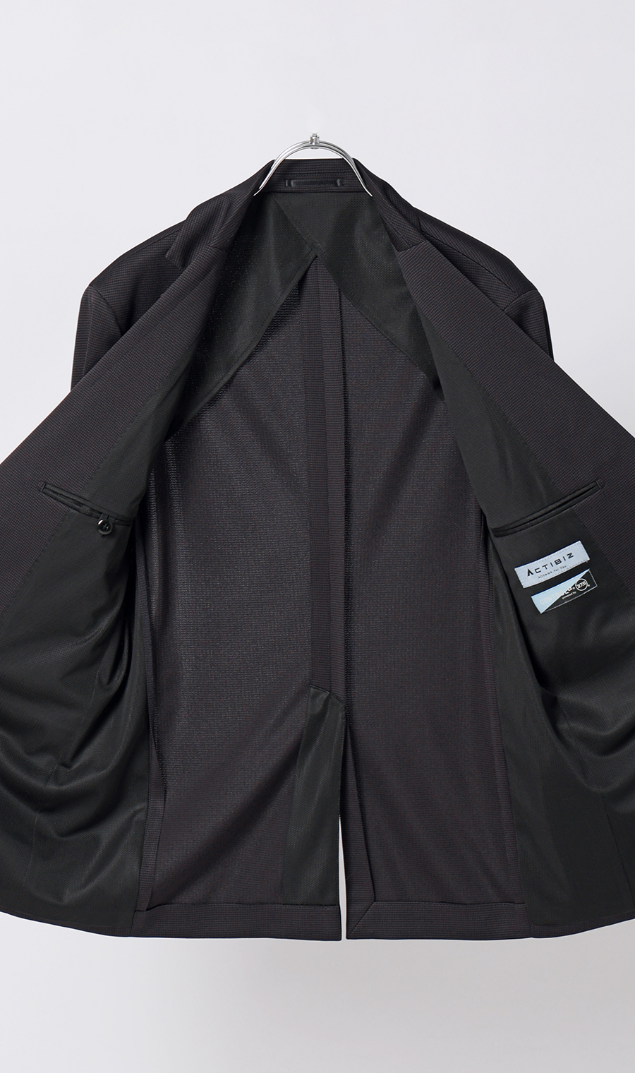 スタイリッシュジャケット【CONTROLα】【セットアップ着用可】 チャコール M