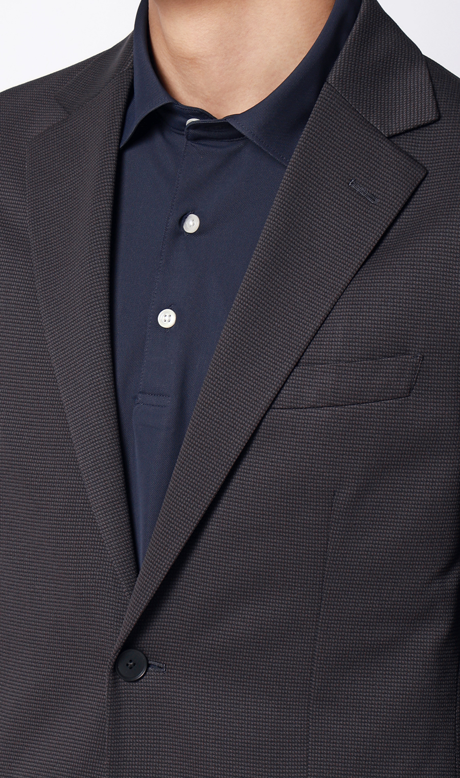 スタイリッシュジャケット【CONTROLα】【セットアップ着用可】 チャコール M