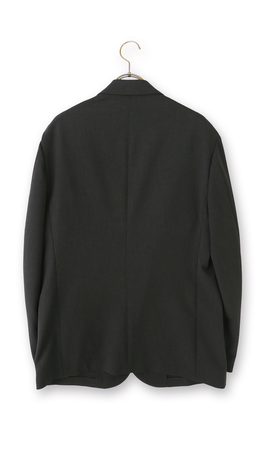 【週替わりSALE 】スタイリッシュジャケット【TRABEST Crepe】【セットアップ着用可】 チャコール S