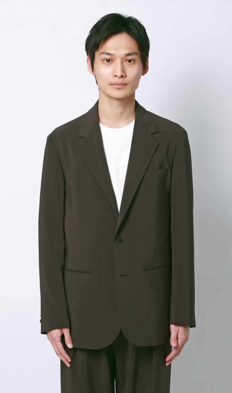 【週替わりSALE 】スタイリッシュジャケット【セットアップ着用可】 ブラウン S