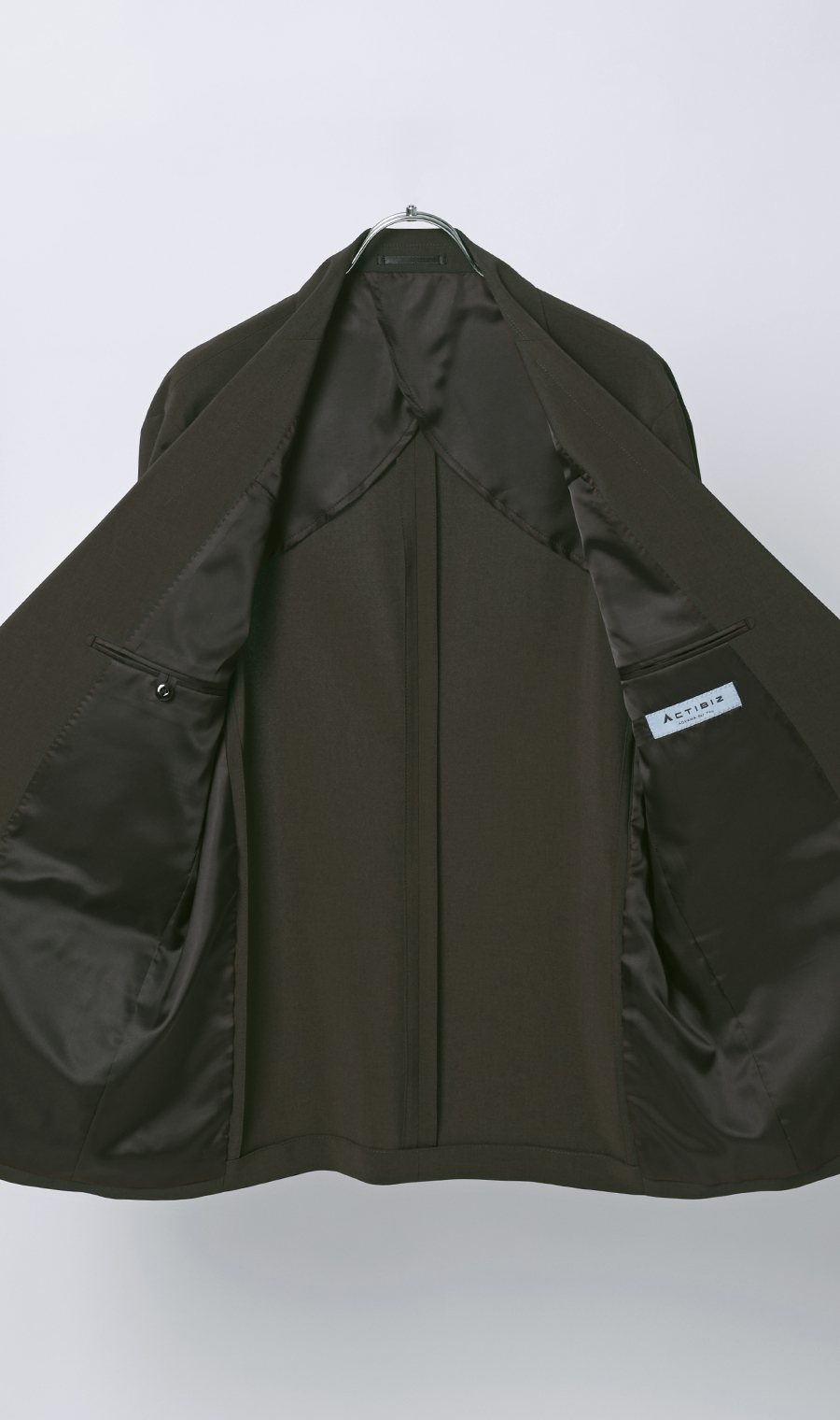 【週替わりSALE 】スタイリッシュジャケット【セットアップ着用可】 ブラウン S