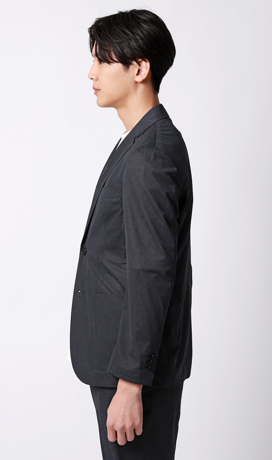 スタイリッシュジャケット【超軽量】【セットアップ着用可】 ネイビー M