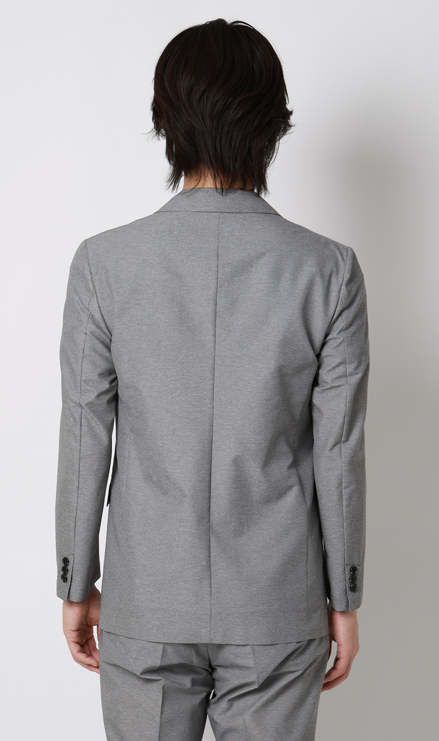 スタイリッシュジャケット【超軽量】【TEXBRID】【セットアップ着用可】 ライトグレー M