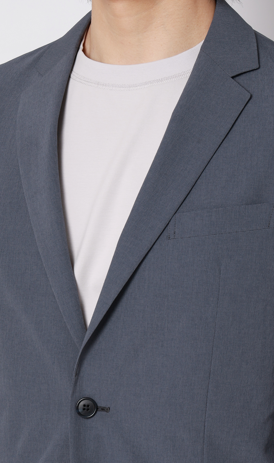 スタイリッシュジャケット【超軽量】【セットアップ着用可】 ブルー M