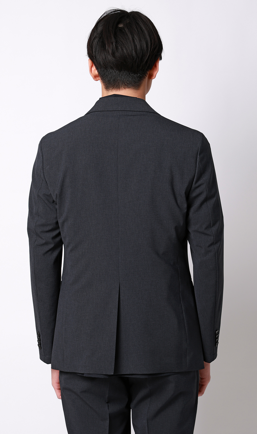 スタイリッシュジャケット【ウォッシャブル】【乾燥機OK】【セットアップ着用可】 ネイビー S