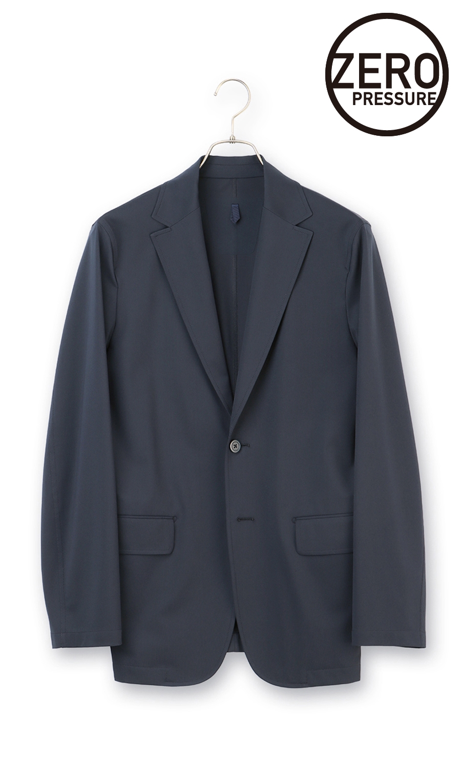 ゼロプレッシャースーツ【ジャケット】【4WAYストレッチ】【セットアップ着用可】 ネイビー S