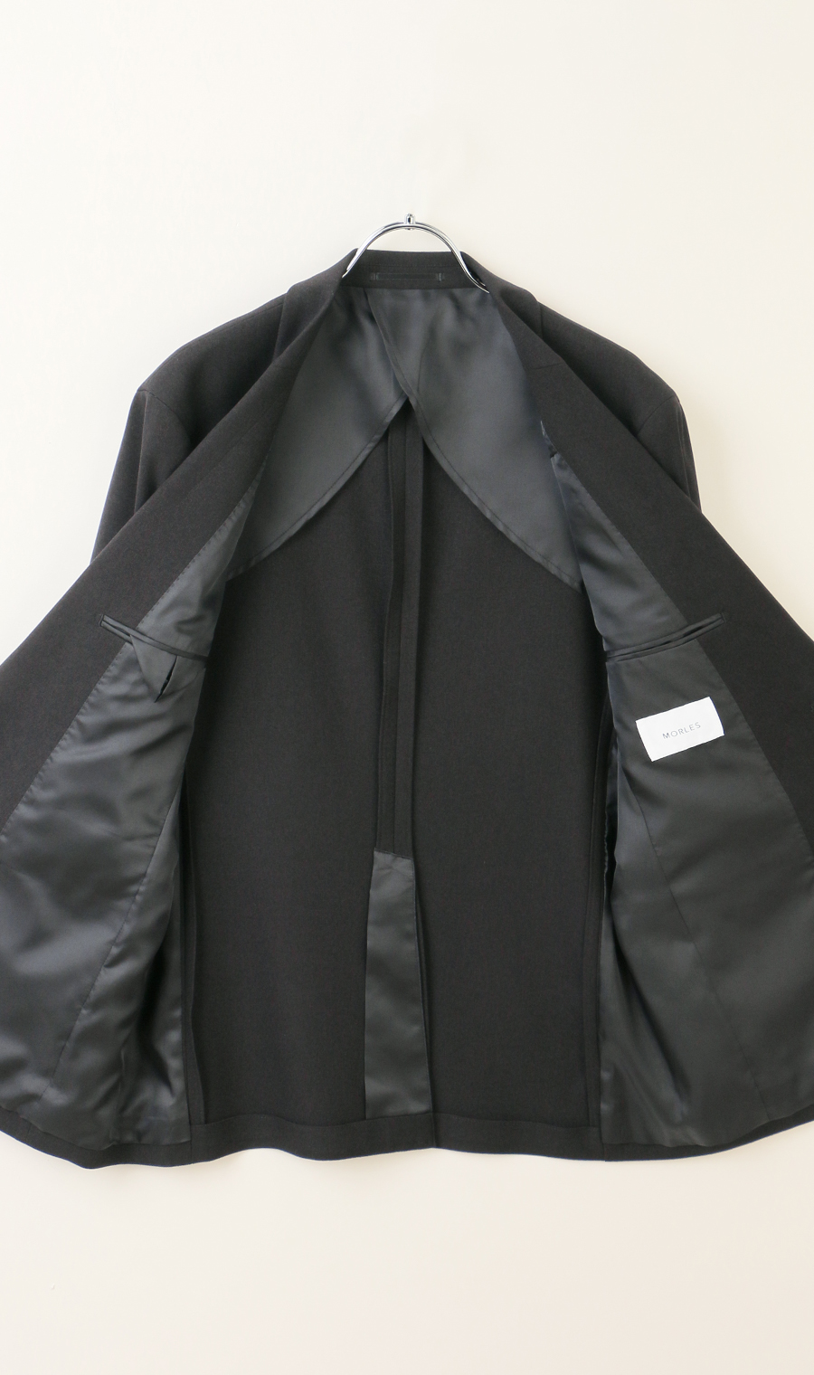 Single-breasted 2-button jacket (suitable for a set) Black, Size S