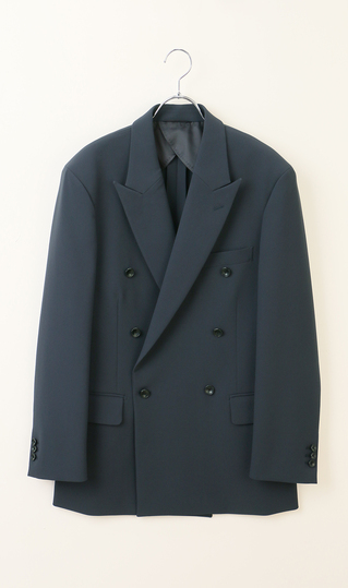 Double-breasted 6-button jacket [2-way stretch] [Can be worn as a set]