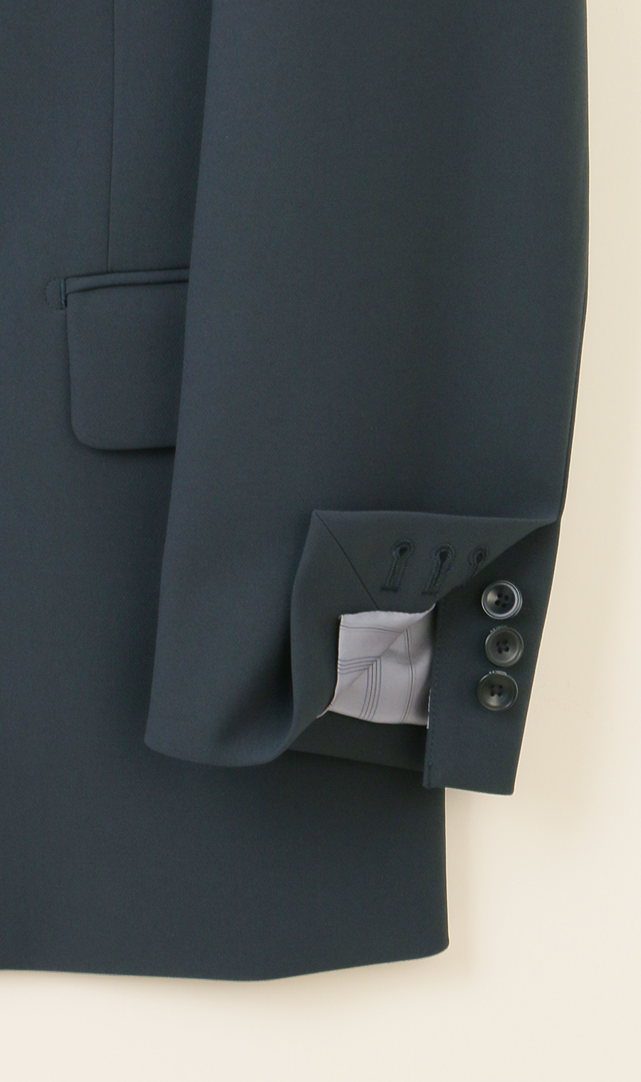 ダブル6ボタンジャケット【2WAYストレッチ】【セットアップ着用可】 ネイビー S