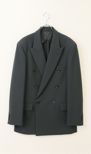 Double-breasted 6-button jacket [2-way stretch] [Can be worn as a set]