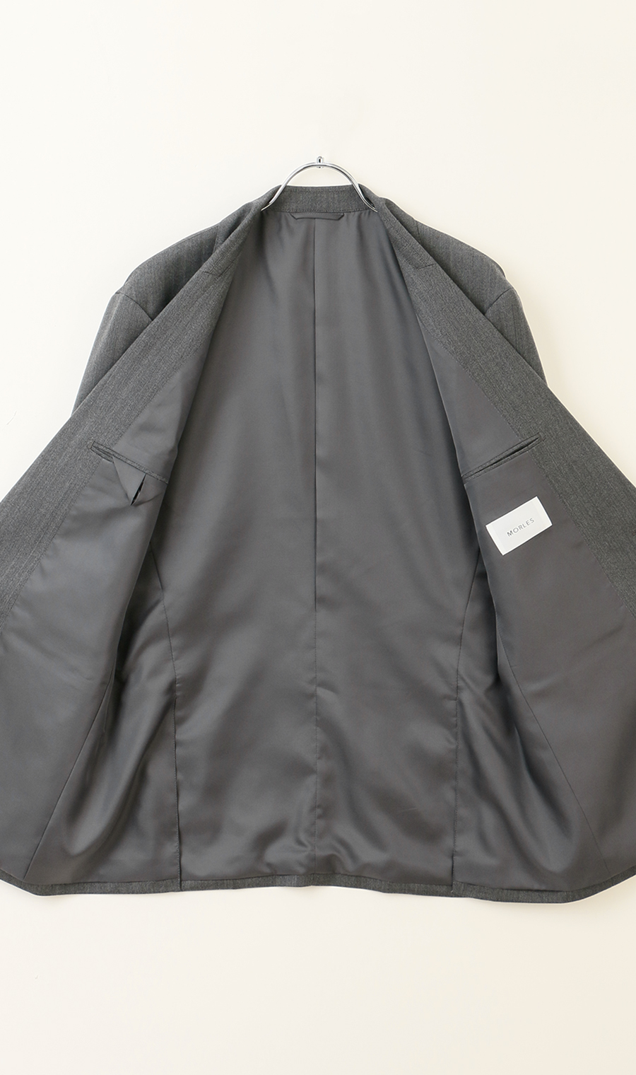シングル2ボタンジャケット【セットアップ着用可】 グレー S