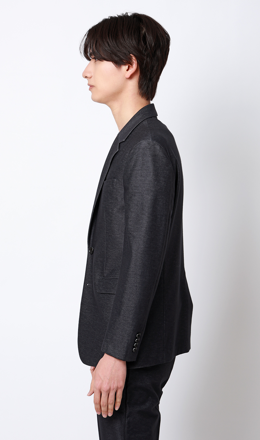 シングル2ボタンジャケット【セットアップ着用可】 ネイビー S