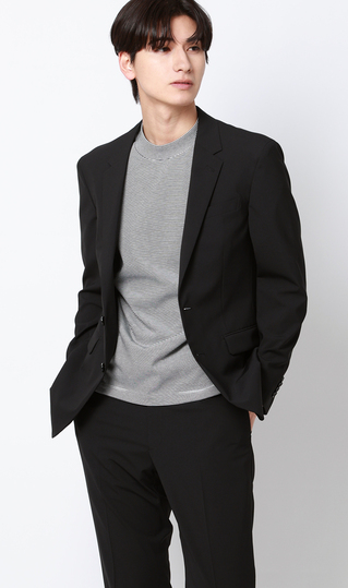 シングル2ボタンジャケット【セットアップ着用可】
