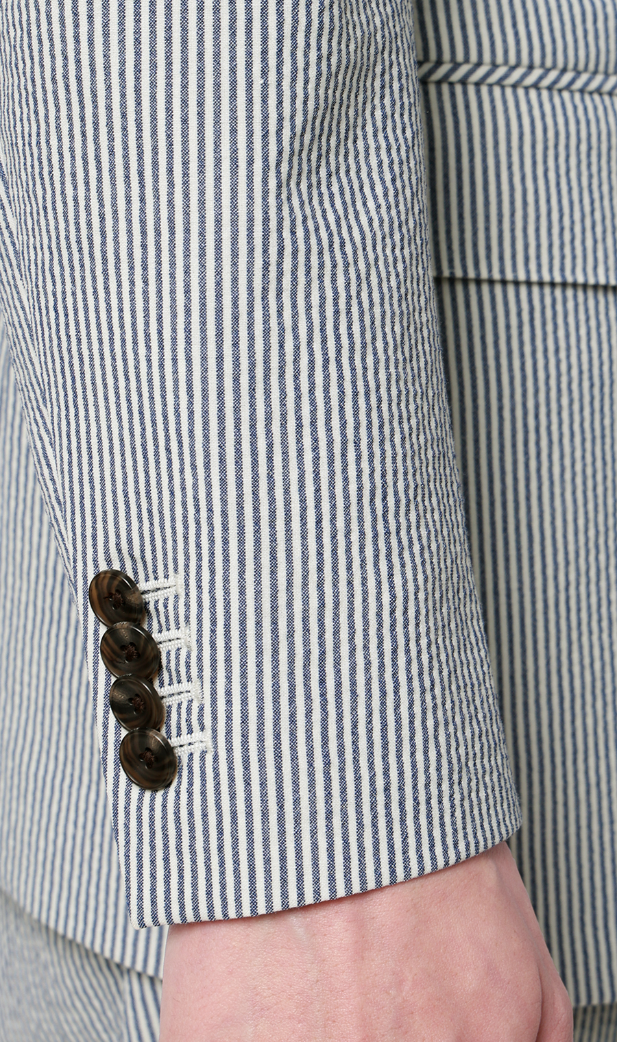 シングル2ボタンジャケット【セットアップ着用可】 ブルー S