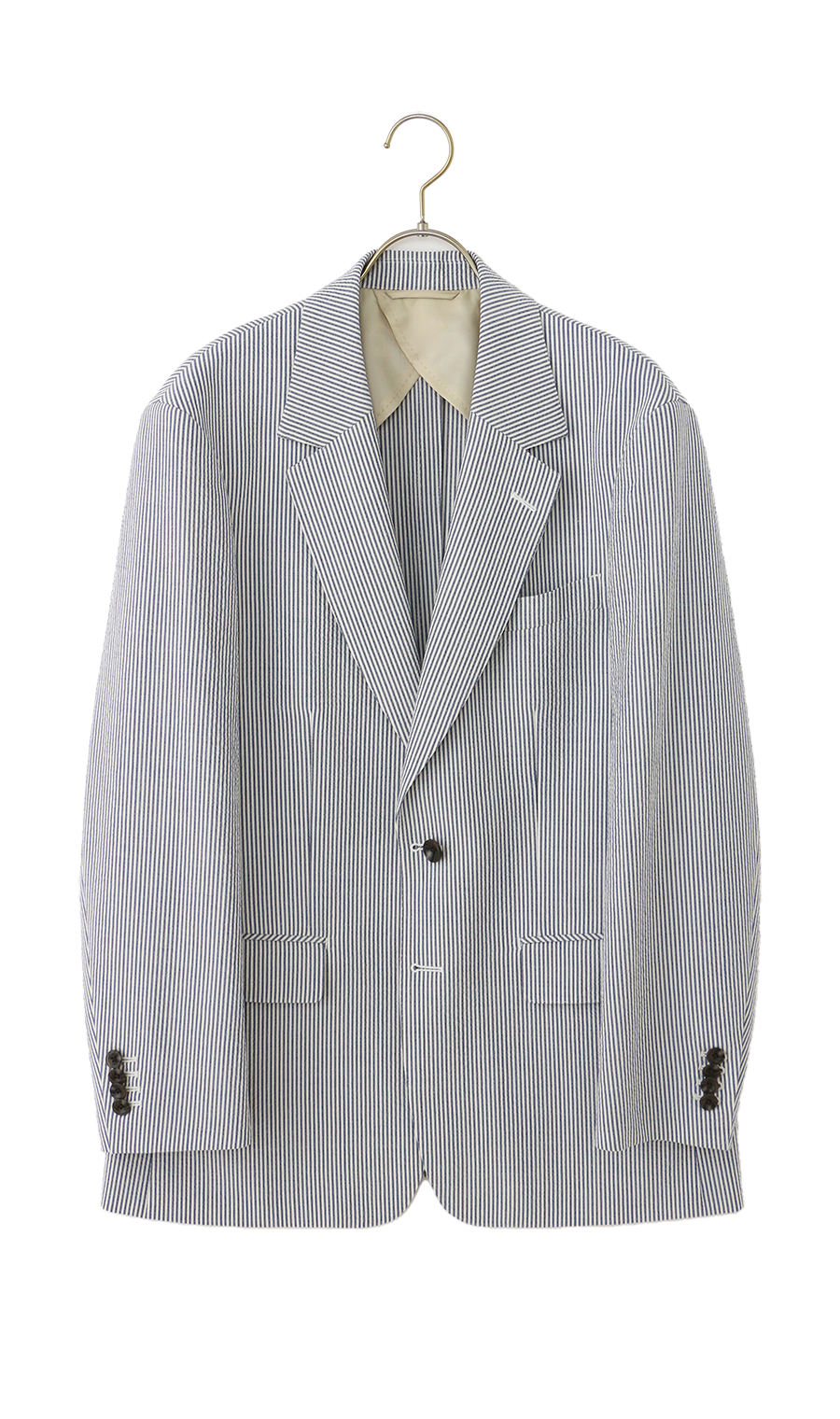 シングル2ボタンジャケット【セットアップ着用可】 ブルー S