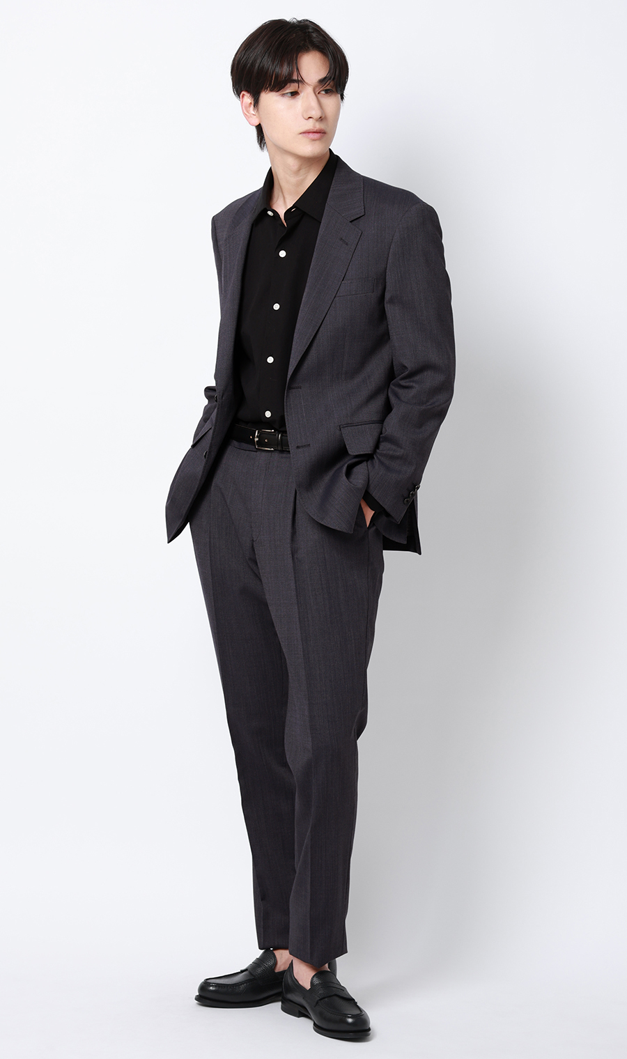 シングル2ボタンジャケット【セットアップ着用可】 グレー S