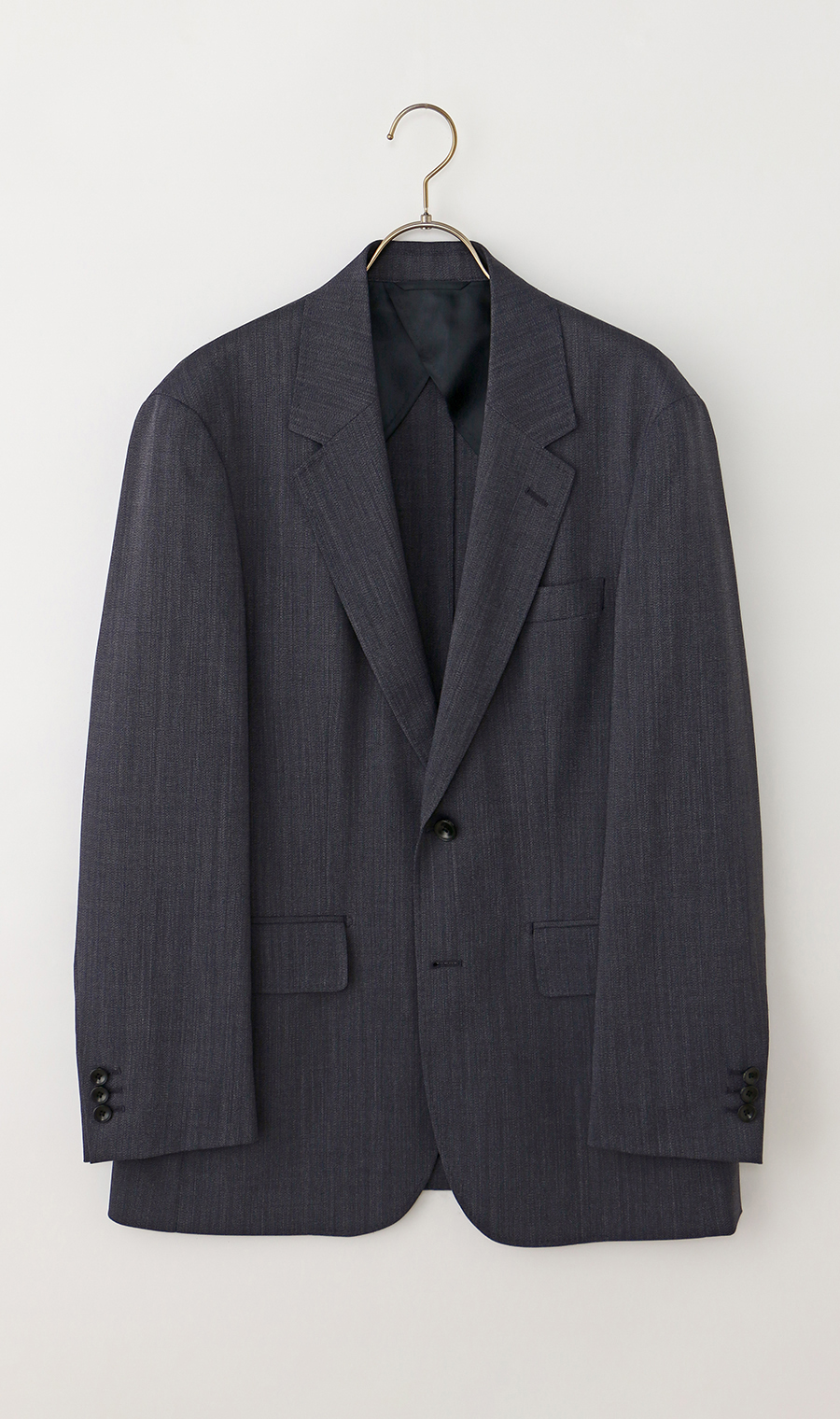 シングル2ボタンジャケット【セットアップ着用可】 グレー S