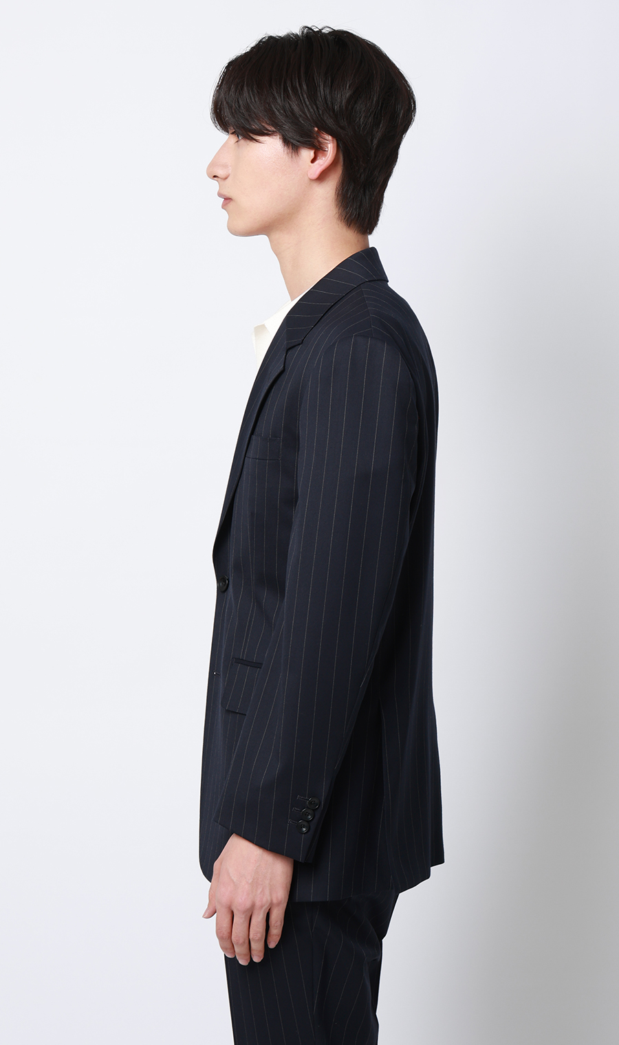 シングル2ボタンジャケット【セットアップ着用可】 ネイビー S