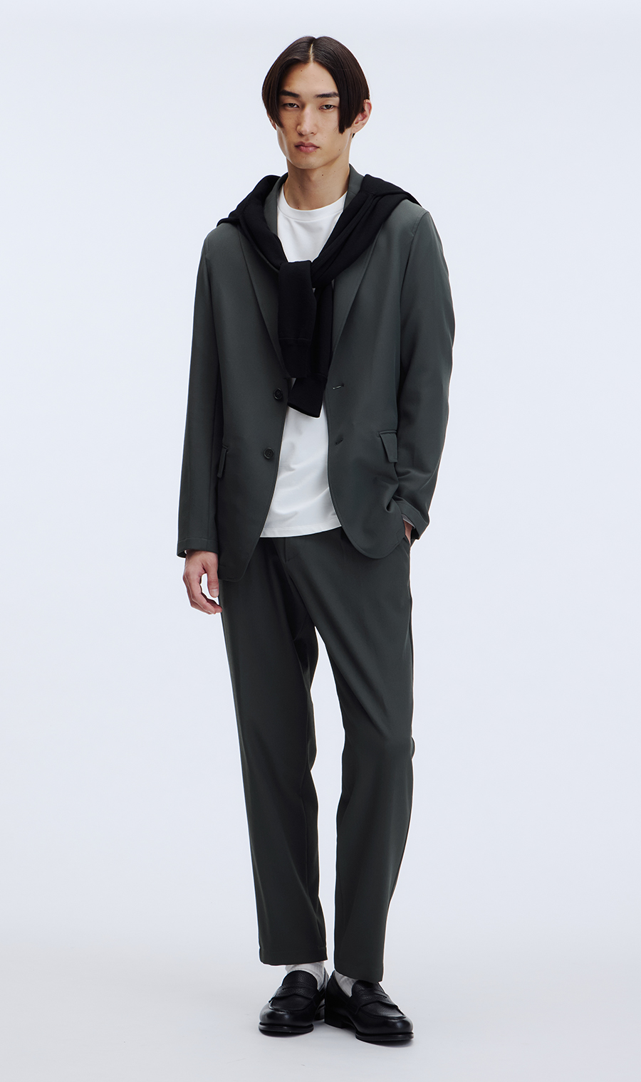 ゼロプレッシャースーツ【ジャケット】【セットアップ着用可】 チャコール S